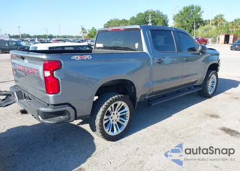 2020 Chevrolet Silverado 1500 4Wd Short Bed Custom/4Wd Standard Bed Custom from USA, damaged, VIN 1GCUYBEF1LZ201263